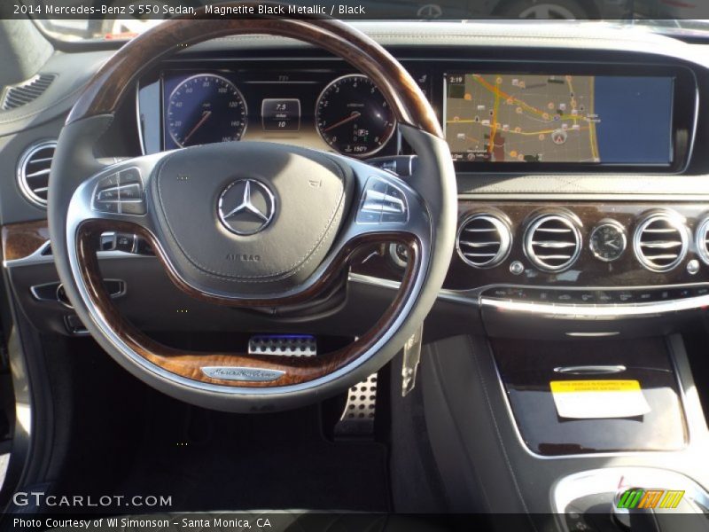 Magnetite Black Metallic / Black 2014 Mercedes-Benz S 550 Sedan