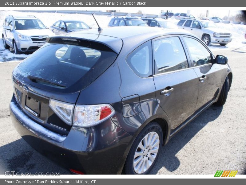 Dark Gray Metallic / Carbon Black 2011 Subaru Impreza 2.5i Premium Wagon