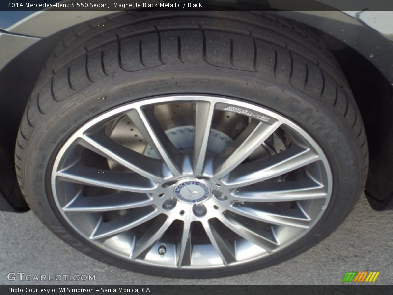 Magnetite Black Metallic / Black 2014 Mercedes-Benz S 550 Sedan