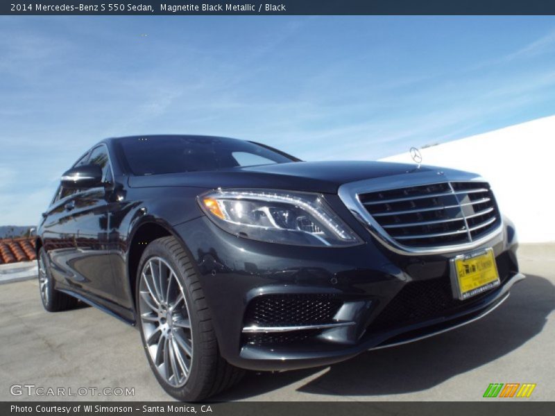 Magnetite Black Metallic / Black 2014 Mercedes-Benz S 550 Sedan