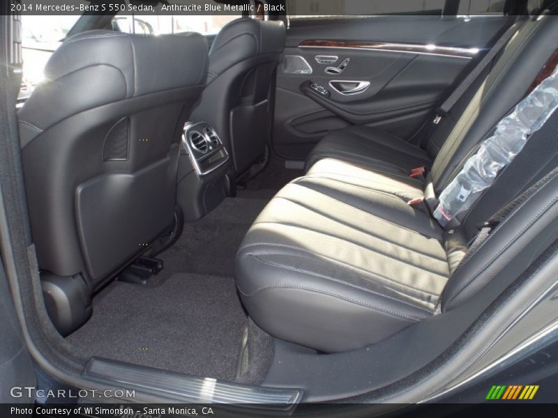 Anthracite Blue Metallic / Black 2014 Mercedes-Benz S 550 Sedan