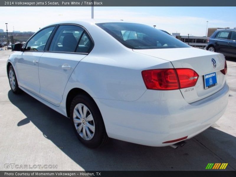 Pure White / Titan Black 2014 Volkswagen Jetta S Sedan