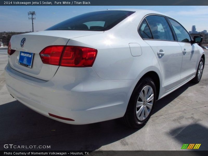 Pure White / Titan Black 2014 Volkswagen Jetta S Sedan