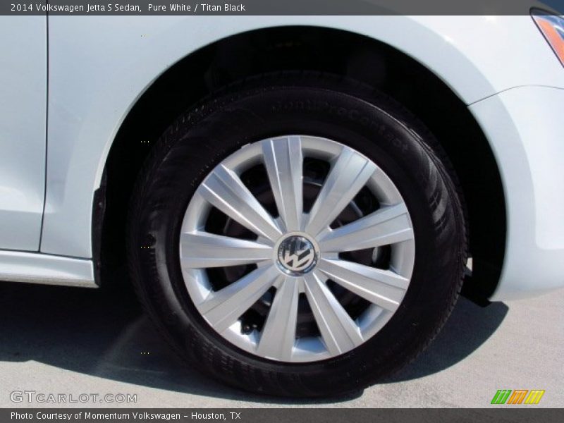 Pure White / Titan Black 2014 Volkswagen Jetta S Sedan