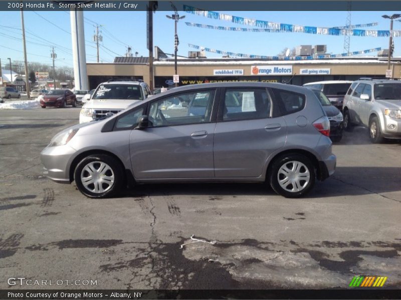 Storm Silver Metallic / Gray 2009 Honda Fit