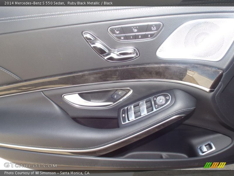 Ruby Black Metallic / Black 2014 Mercedes-Benz S 550 Sedan