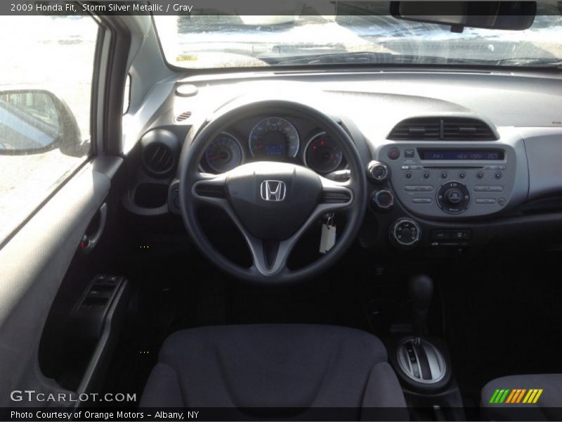 Storm Silver Metallic / Gray 2009 Honda Fit