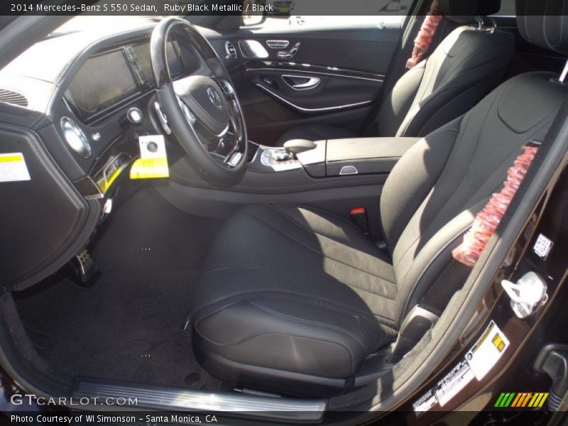 Ruby Black Metallic / Black 2014 Mercedes-Benz S 550 Sedan