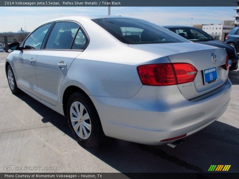 Reflex Silver Metallic / Titan Black 2014 Volkswagen Jetta S Sedan