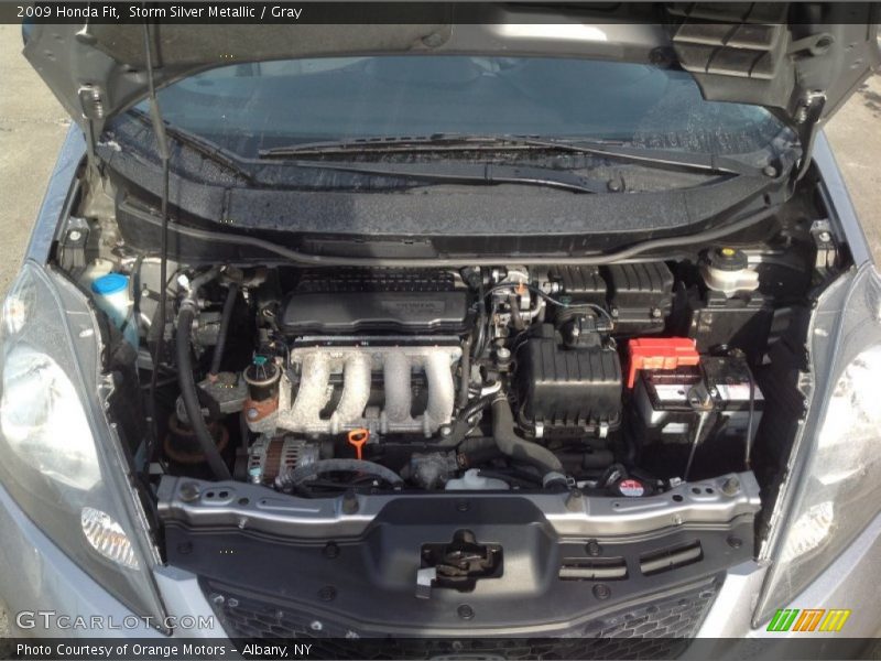Storm Silver Metallic / Gray 2009 Honda Fit