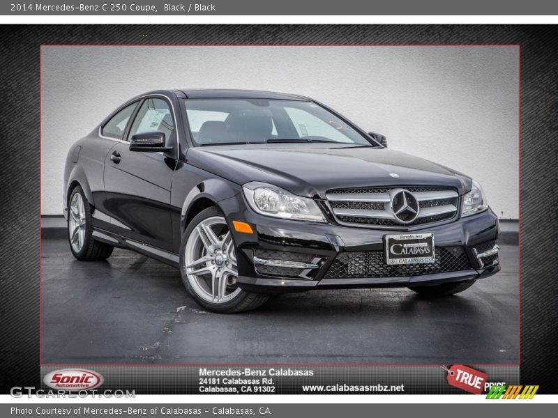 Black / Black 2014 Mercedes-Benz C 250 Coupe