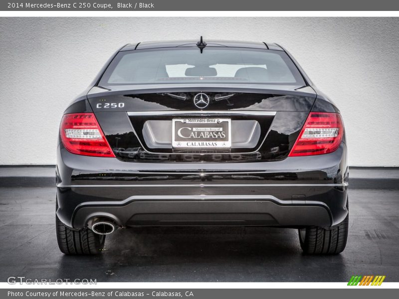 Black / Black 2014 Mercedes-Benz C 250 Coupe