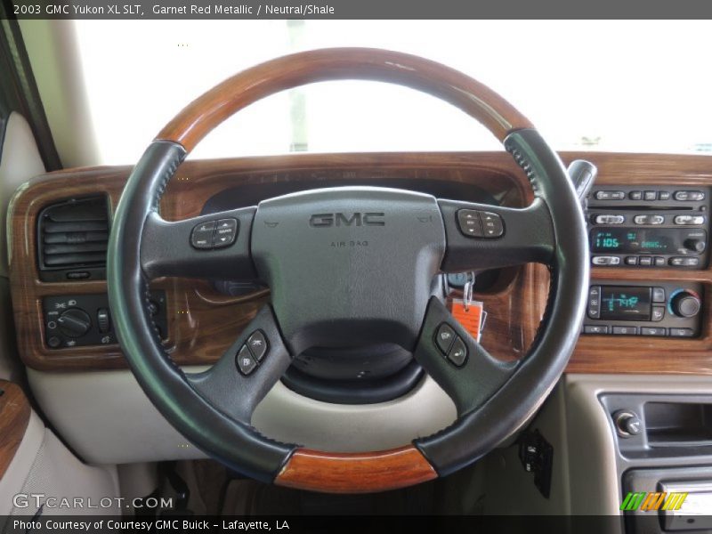 Garnet Red Metallic / Neutral/Shale 2003 GMC Yukon XL SLT
