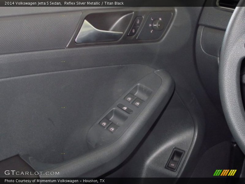Reflex Silver Metallic / Titan Black 2014 Volkswagen Jetta S Sedan