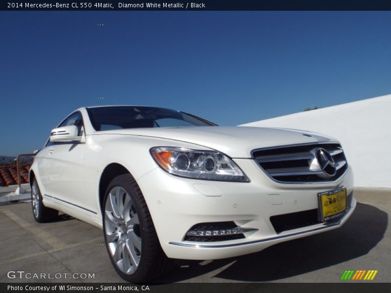 Diamond White Metallic / Black 2014 Mercedes-Benz CL 550 4Matic