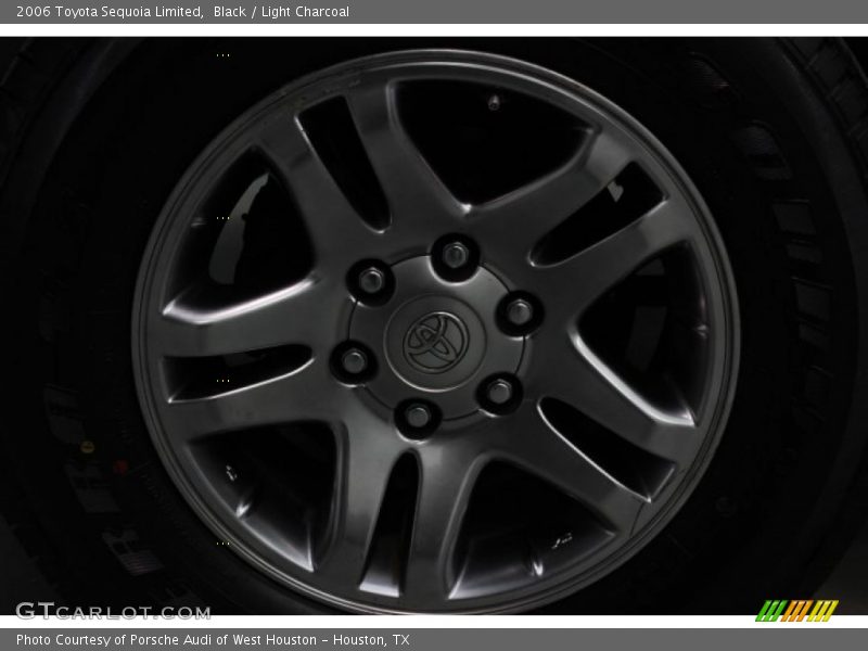 Black / Light Charcoal 2006 Toyota Sequoia Limited