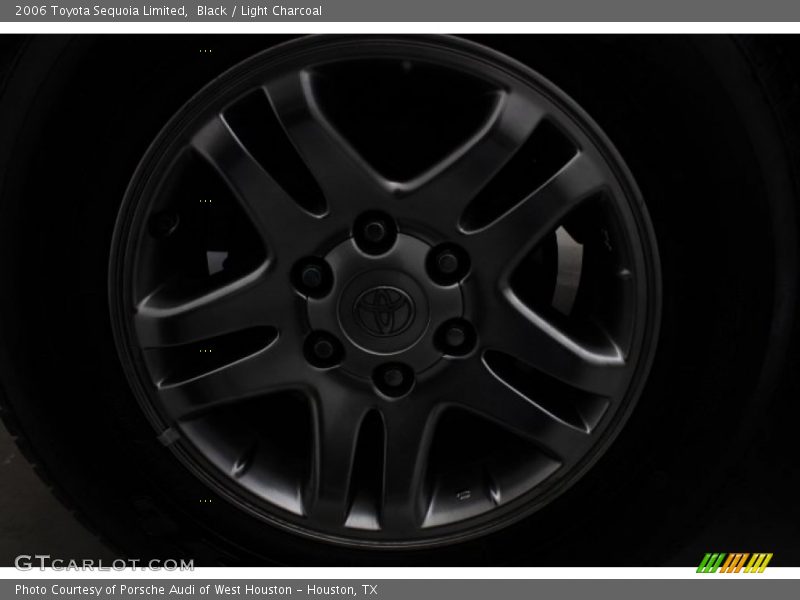 Black / Light Charcoal 2006 Toyota Sequoia Limited