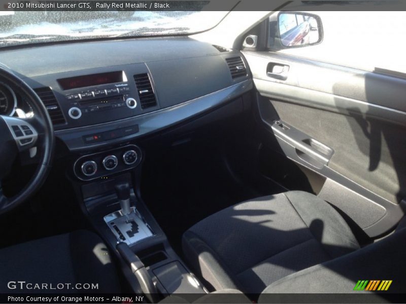 Rally Red Metallic / Black 2010 Mitsubishi Lancer GTS