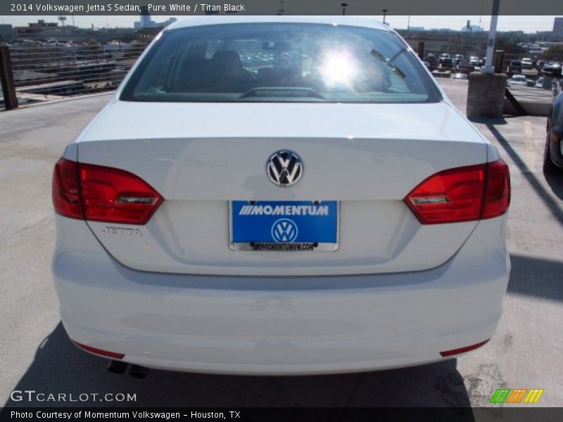 Pure White / Titan Black 2014 Volkswagen Jetta S Sedan