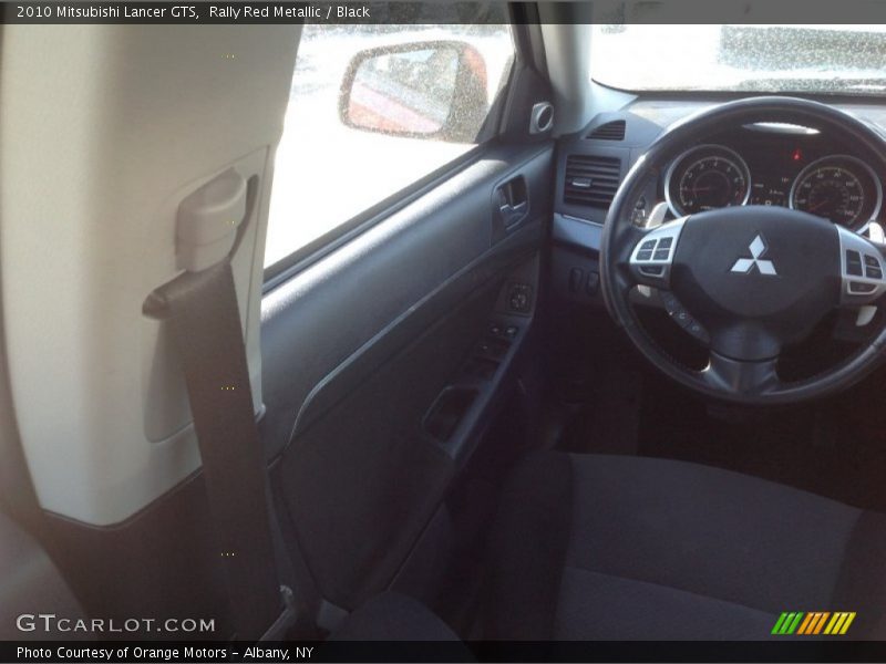 Rally Red Metallic / Black 2010 Mitsubishi Lancer GTS