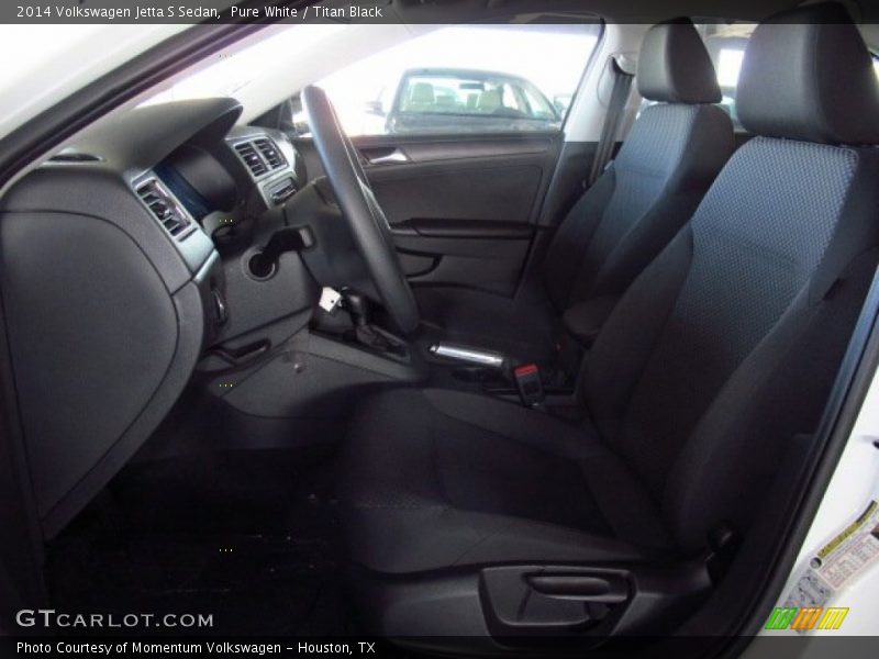 Pure White / Titan Black 2014 Volkswagen Jetta S Sedan