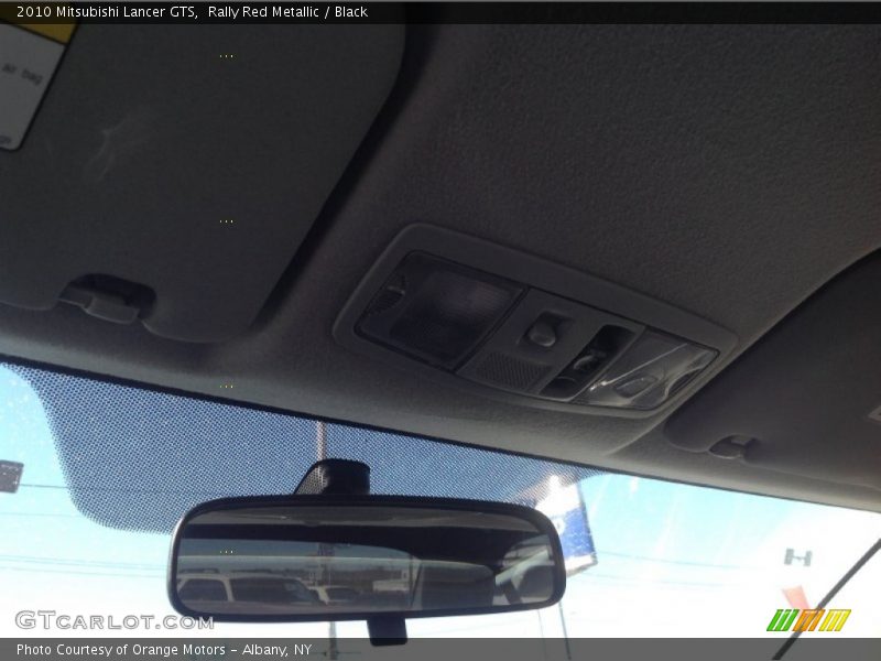 Rally Red Metallic / Black 2010 Mitsubishi Lancer GTS