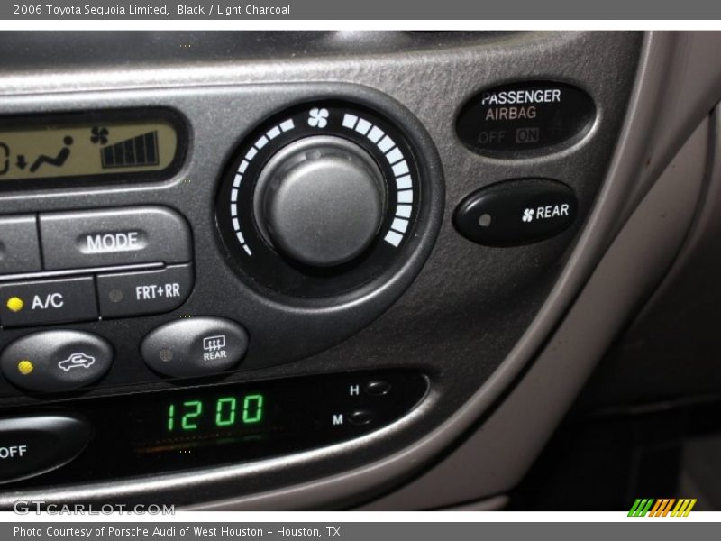 Black / Light Charcoal 2006 Toyota Sequoia Limited