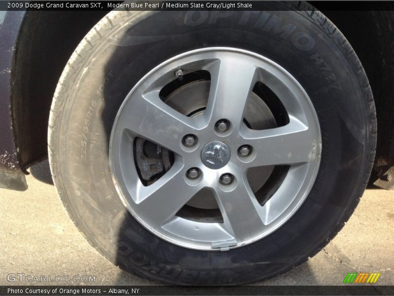 Modern Blue Pearl / Medium Slate Gray/Light Shale 2009 Dodge Grand Caravan SXT