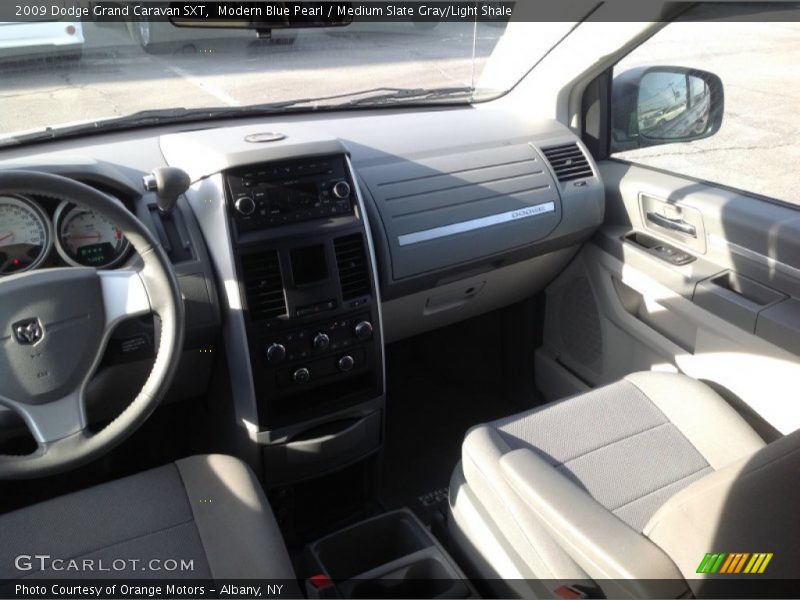 Modern Blue Pearl / Medium Slate Gray/Light Shale 2009 Dodge Grand Caravan SXT