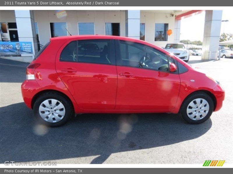 Absolutely Red / Dark Charcoal 2011 Toyota Yaris 5 Door Liftback