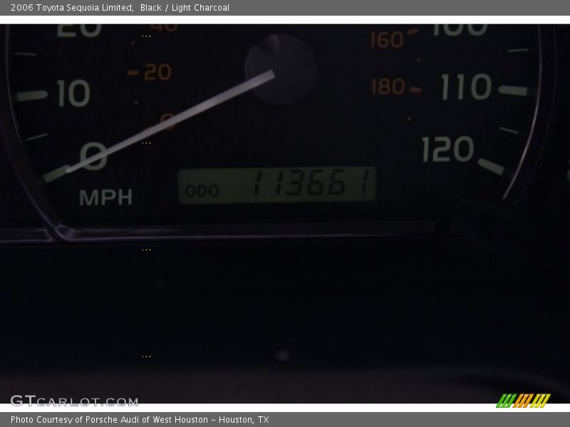 Black / Light Charcoal 2006 Toyota Sequoia Limited