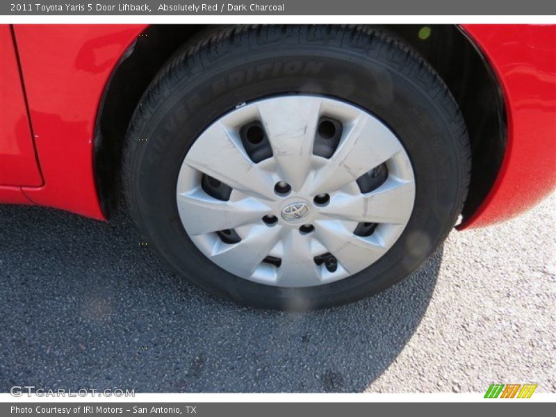 Absolutely Red / Dark Charcoal 2011 Toyota Yaris 5 Door Liftback