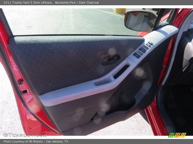 Absolutely Red / Dark Charcoal 2011 Toyota Yaris 5 Door Liftback