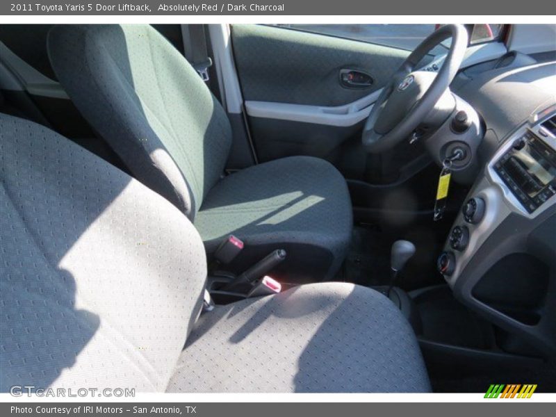 Absolutely Red / Dark Charcoal 2011 Toyota Yaris 5 Door Liftback