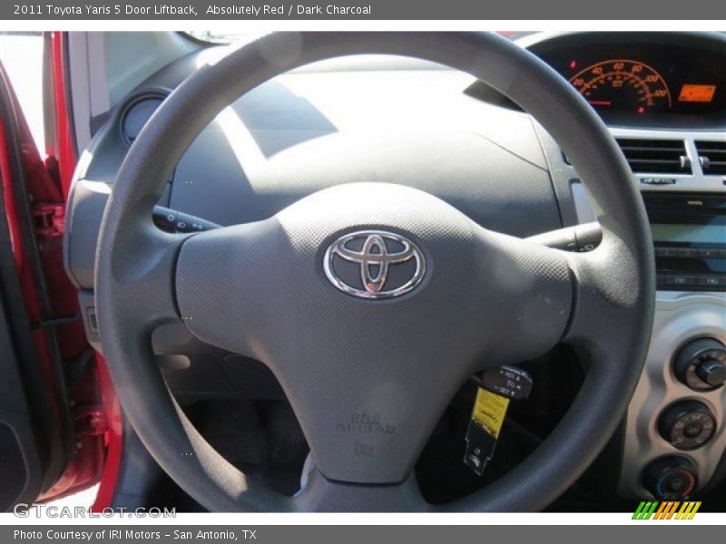 Absolutely Red / Dark Charcoal 2011 Toyota Yaris 5 Door Liftback