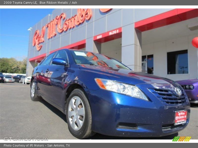 Blue Ribbon Metallic / Ash 2009 Toyota Camry LE