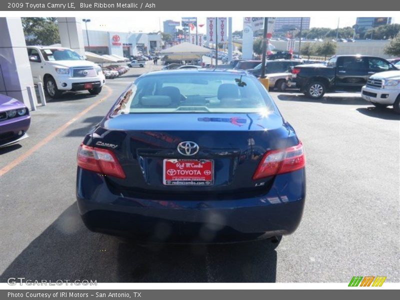 Blue Ribbon Metallic / Ash 2009 Toyota Camry LE