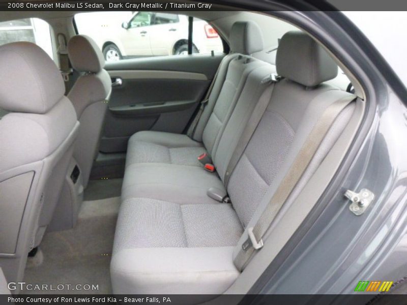 Dark Gray Metallic / Titanium Gray 2008 Chevrolet Malibu LS Sedan