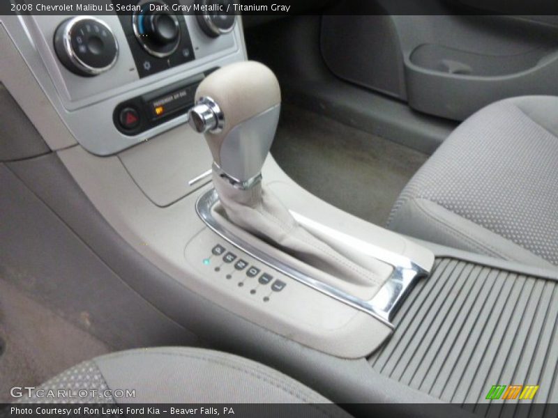 Dark Gray Metallic / Titanium Gray 2008 Chevrolet Malibu LS Sedan