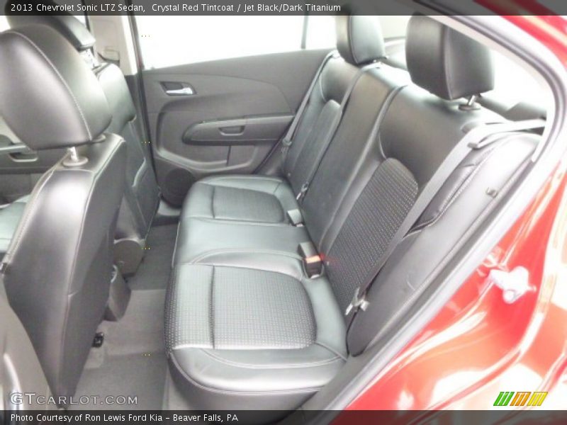 Crystal Red Tintcoat / Jet Black/Dark Titanium 2013 Chevrolet Sonic LTZ Sedan