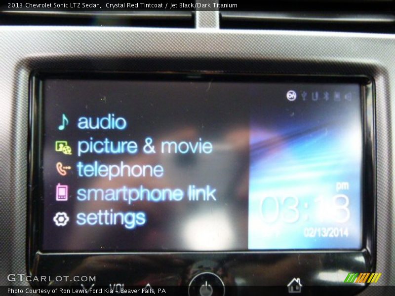 Crystal Red Tintcoat / Jet Black/Dark Titanium 2013 Chevrolet Sonic LTZ Sedan