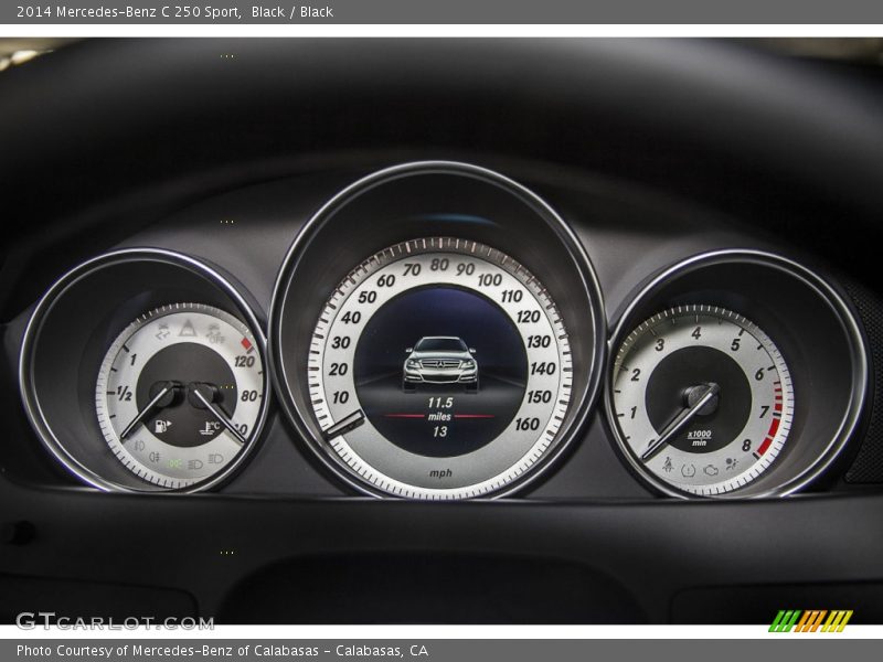Black / Black 2014 Mercedes-Benz C 250 Sport