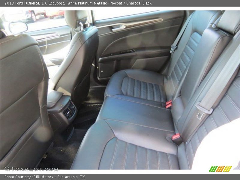White Platinum Metallic Tri-coat / Charcoal Black 2013 Ford Fusion SE 1.6 EcoBoost