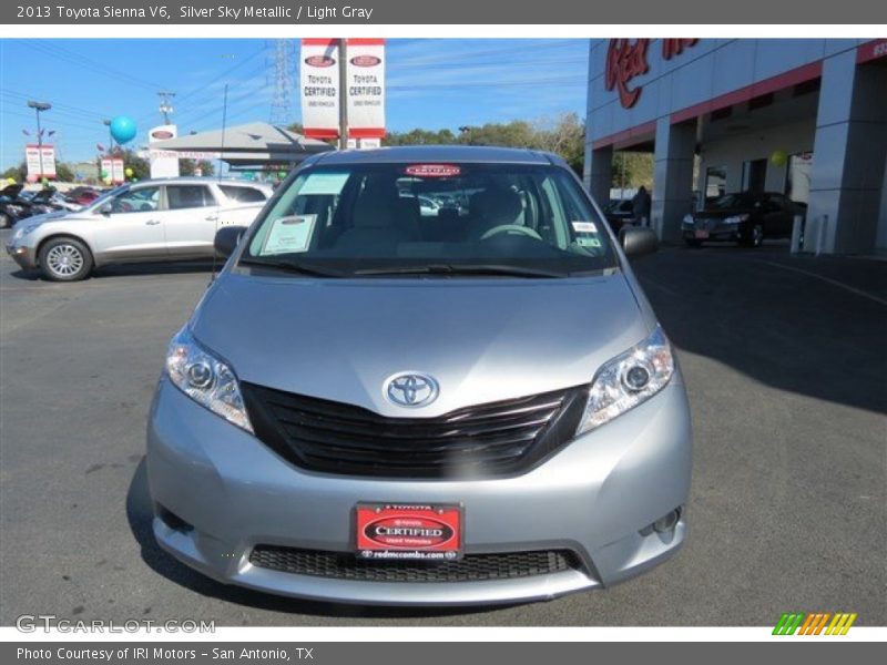 Silver Sky Metallic / Light Gray 2013 Toyota Sienna V6