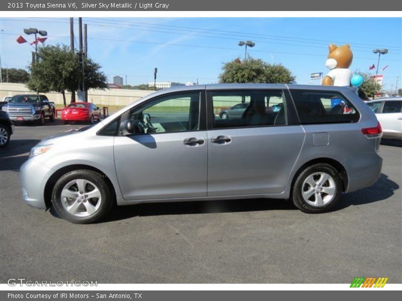 Silver Sky Metallic / Light Gray 2013 Toyota Sienna V6