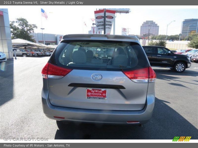 Silver Sky Metallic / Light Gray 2013 Toyota Sienna V6