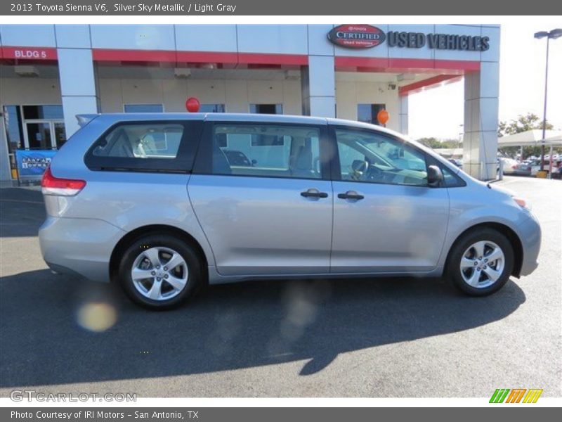 Silver Sky Metallic / Light Gray 2013 Toyota Sienna V6