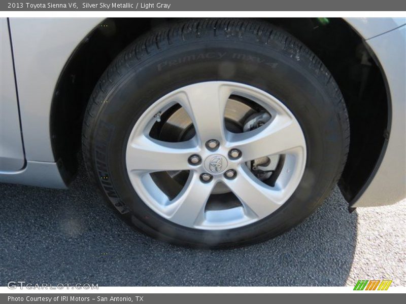 Silver Sky Metallic / Light Gray 2013 Toyota Sienna V6