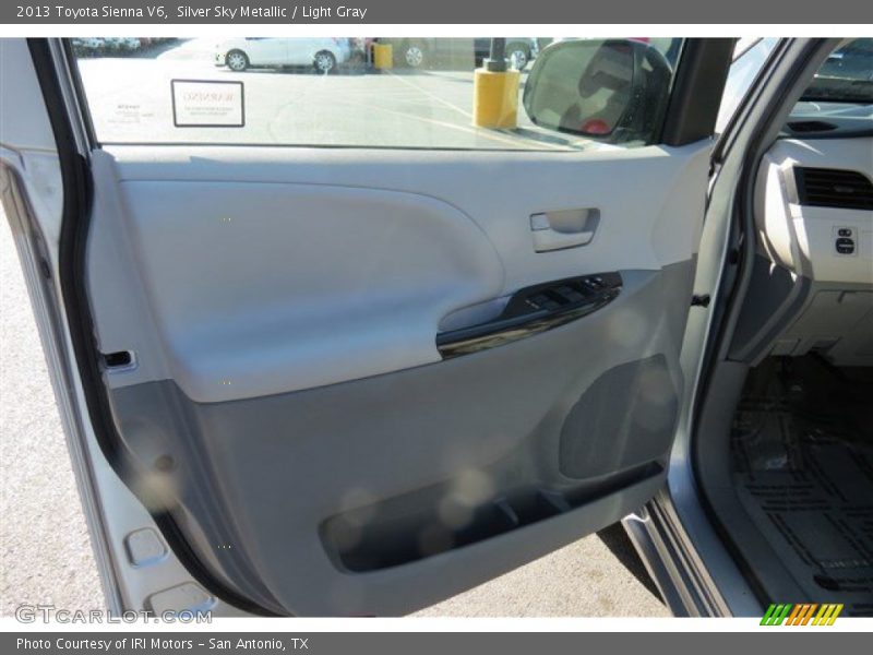 Silver Sky Metallic / Light Gray 2013 Toyota Sienna V6
