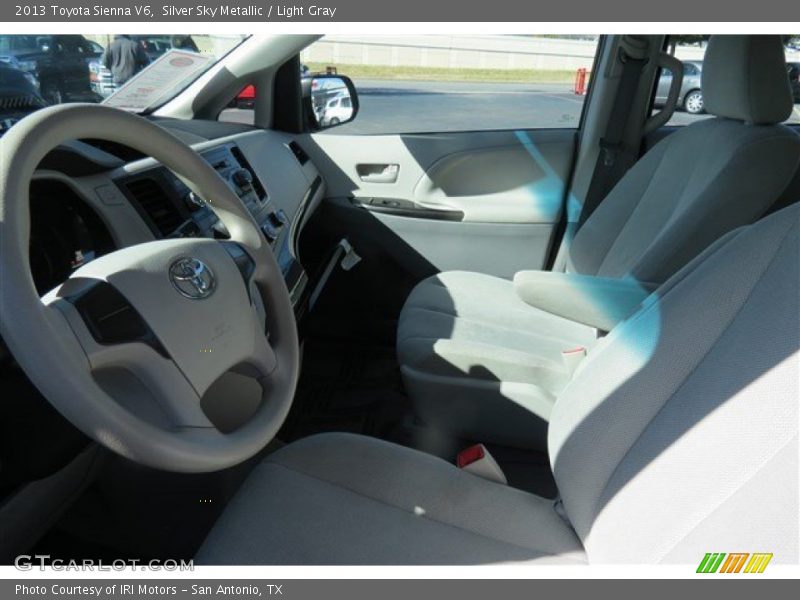 Silver Sky Metallic / Light Gray 2013 Toyota Sienna V6